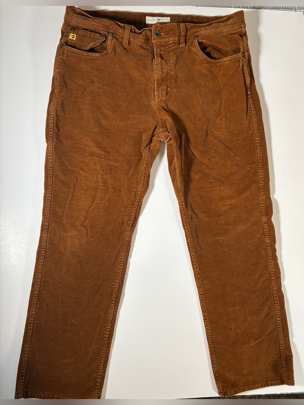 Duck Head 1865 Pocket Corduroy Pants Men's 38x30 Brown